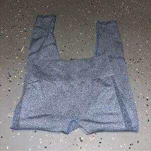 Blue Seamless Workout Leggings